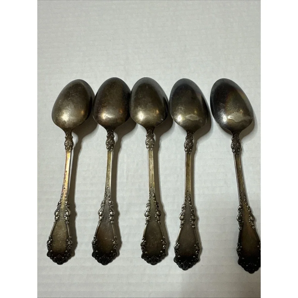 International Silver Berkshire  Place Oval Soup Spoon (5)‎